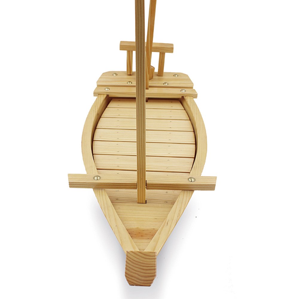Wooden Sushi Boat Serving Platter 50cm by HitMyNeed