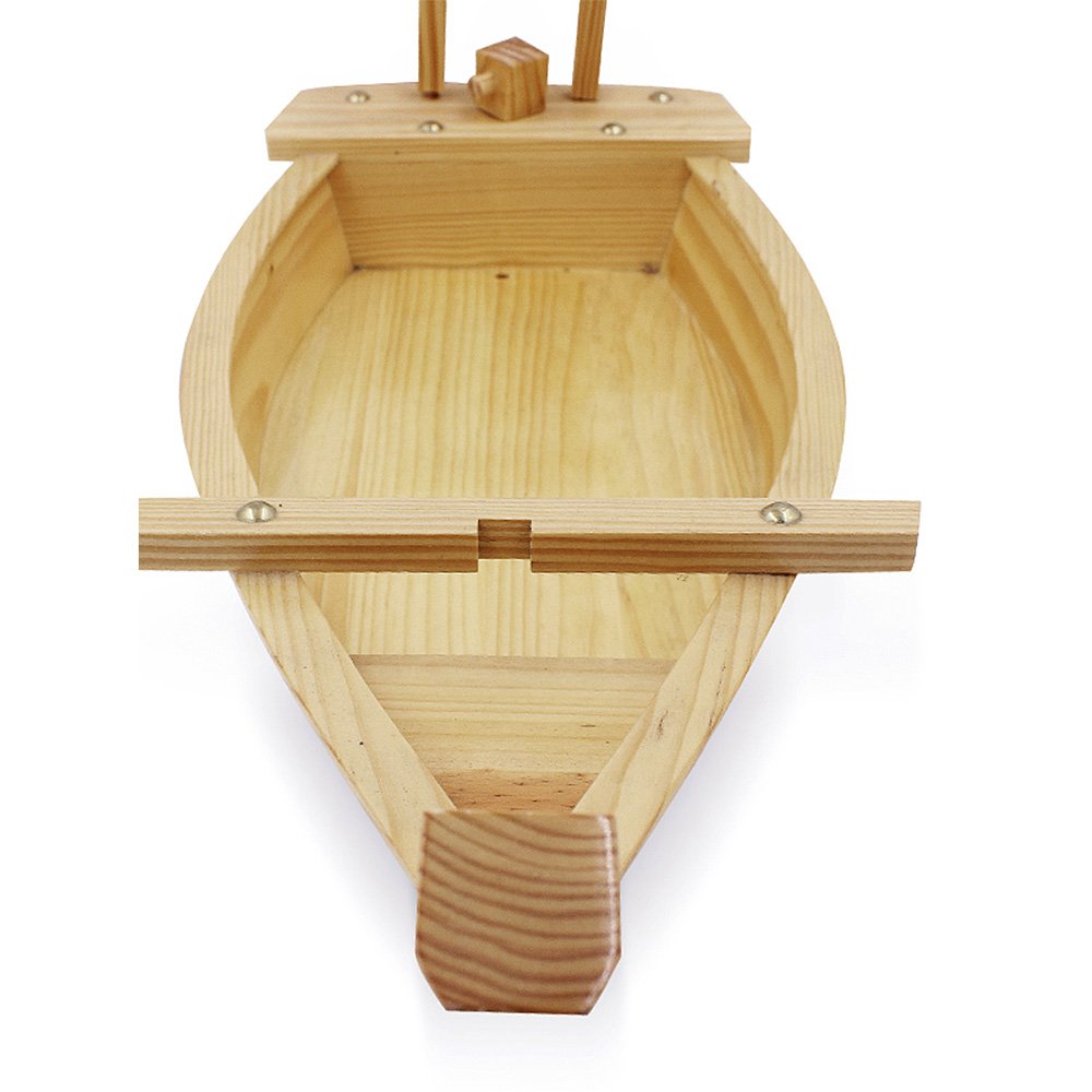 Wooden Sushi Boat Serving Platter 50cm by HitMyNeed