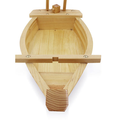 Wooden Sushi Boat Serving Platter 50cm by HitMyNeed