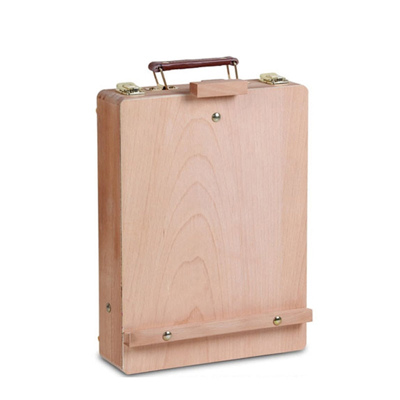 Wooden Tabletop Easel with Storage Compartments by HitMyNeed