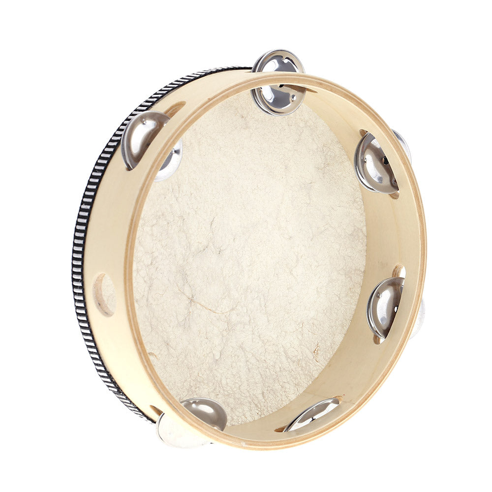 Wooden Tambourine Musical Instrument for Beginners by HitMyNeed