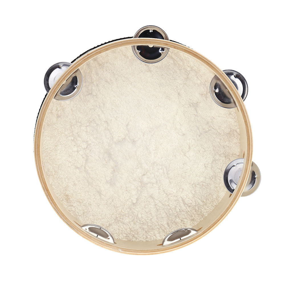 Wooden Tambourine Musical Instrument for Beginners by HitMyNeed