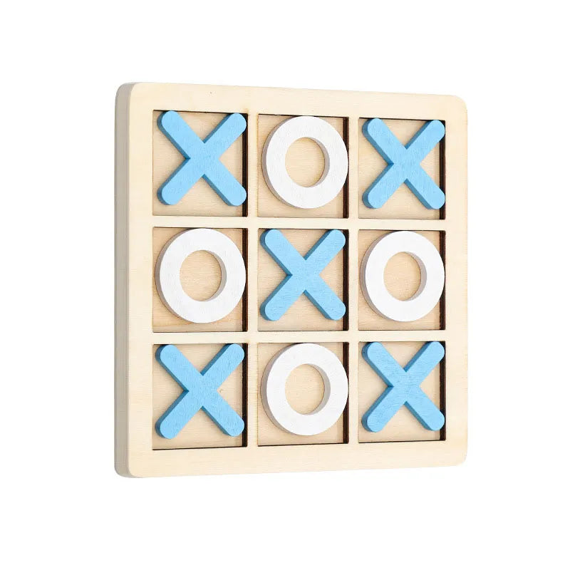 Wooden Tic Tac Toe Montessori Game for Kids nb13c1 by HitMyNeed