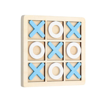Wooden Tic Tac Toe Montessori Game for Kids nb13c1 by HitMyNeed