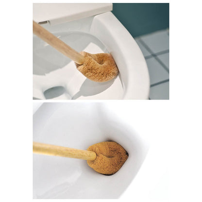 Wooden Toilet Brush with Long Handle by HitMyNeed