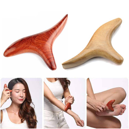 Wooden Trigger Point Gua Sha Massage Tool by HitMyNeed