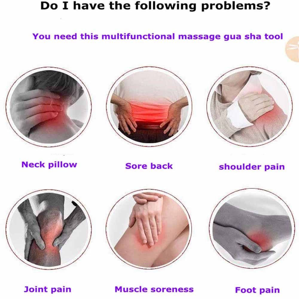 Wooden Trigger Point Gua Sha Massage Tool by HitMyNeed