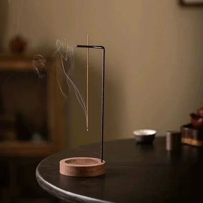 Wooden Upside Down Incense Burner & Stick Holder by HitMyNeed