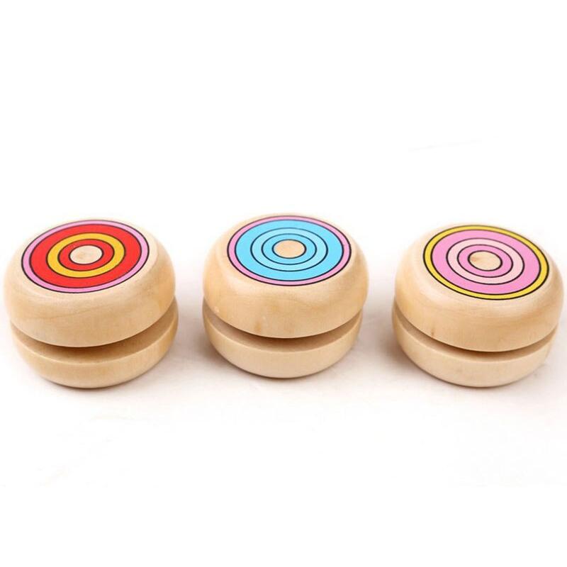 Wooden Yoyo Classic Spin Toy for Kids and Adults by HitMyNeed