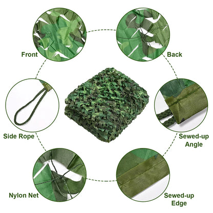 Woodland Camouflage Net for Hunting & Camping Shade by HitMyNeed