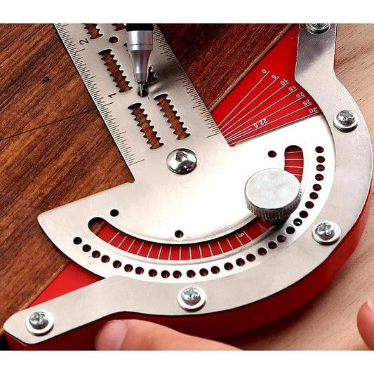 Woodworkers Edge Ruler Stainless Steel Protractor 15inch by HitMyNeed