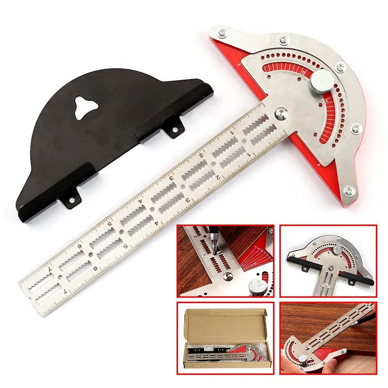 Woodworkers Edge Ruler Stainless Steel Protractor by HitMyNeed