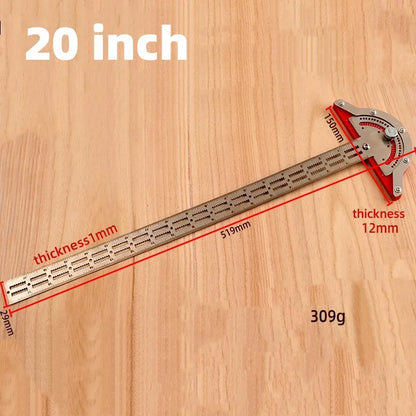 Woodworkers Edge Ruler Stainless Steel Protractor by HitMyNeed