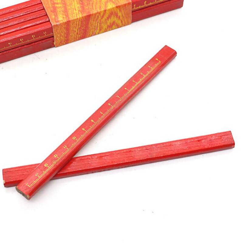 Woodworking Scaled Flat Pencils 5-Pack by HitMyNeed