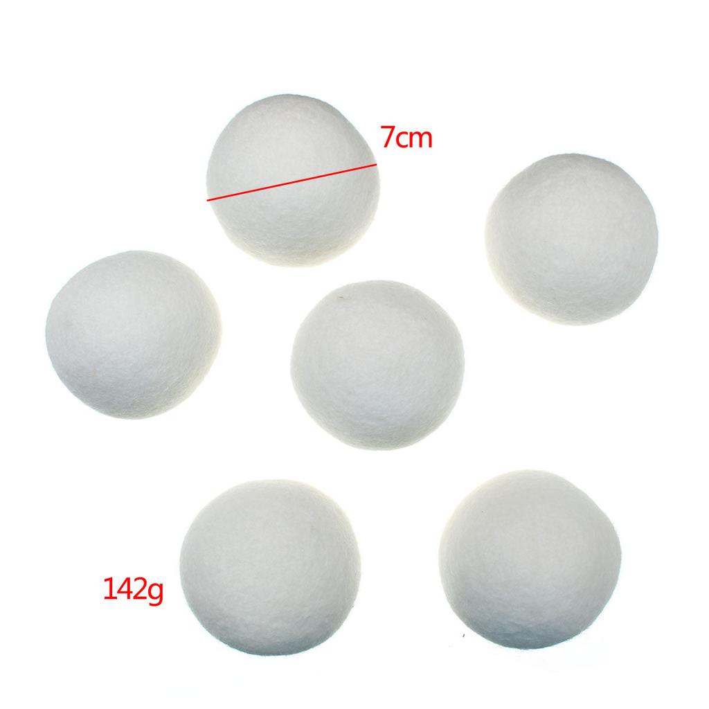Wool Dryer Balls for Faster, Softer Laundry (6-Pack) by HitMyNeed