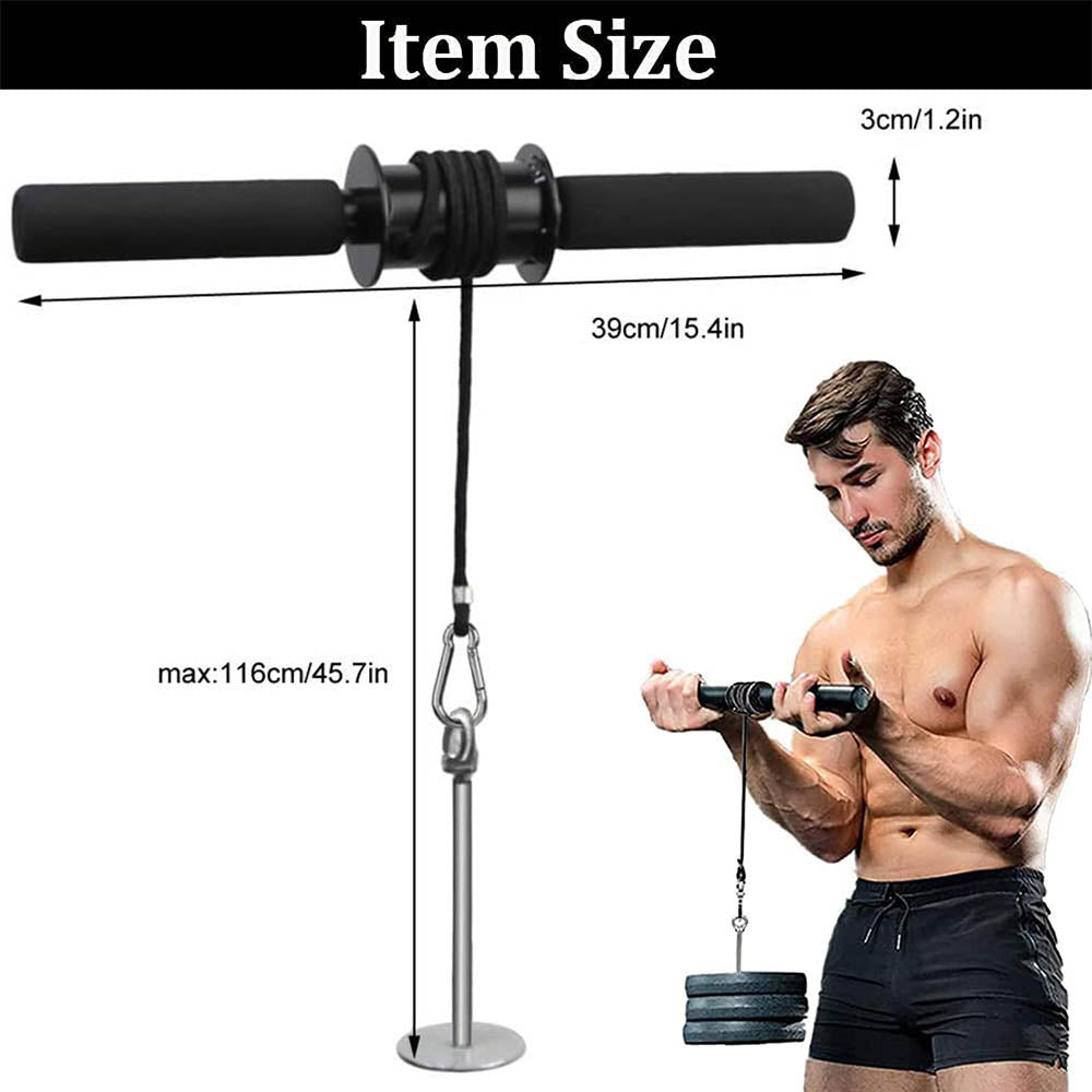 Wrist and Forearm Roller Exerciser Strength Trainer by HitMyNeed
