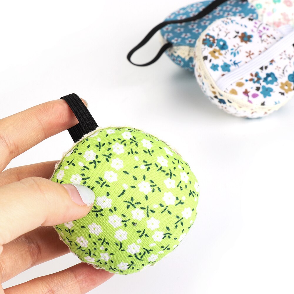 Wrist Pin Cushion Ball Needle Holder with Elastic Band by HitMyNeed