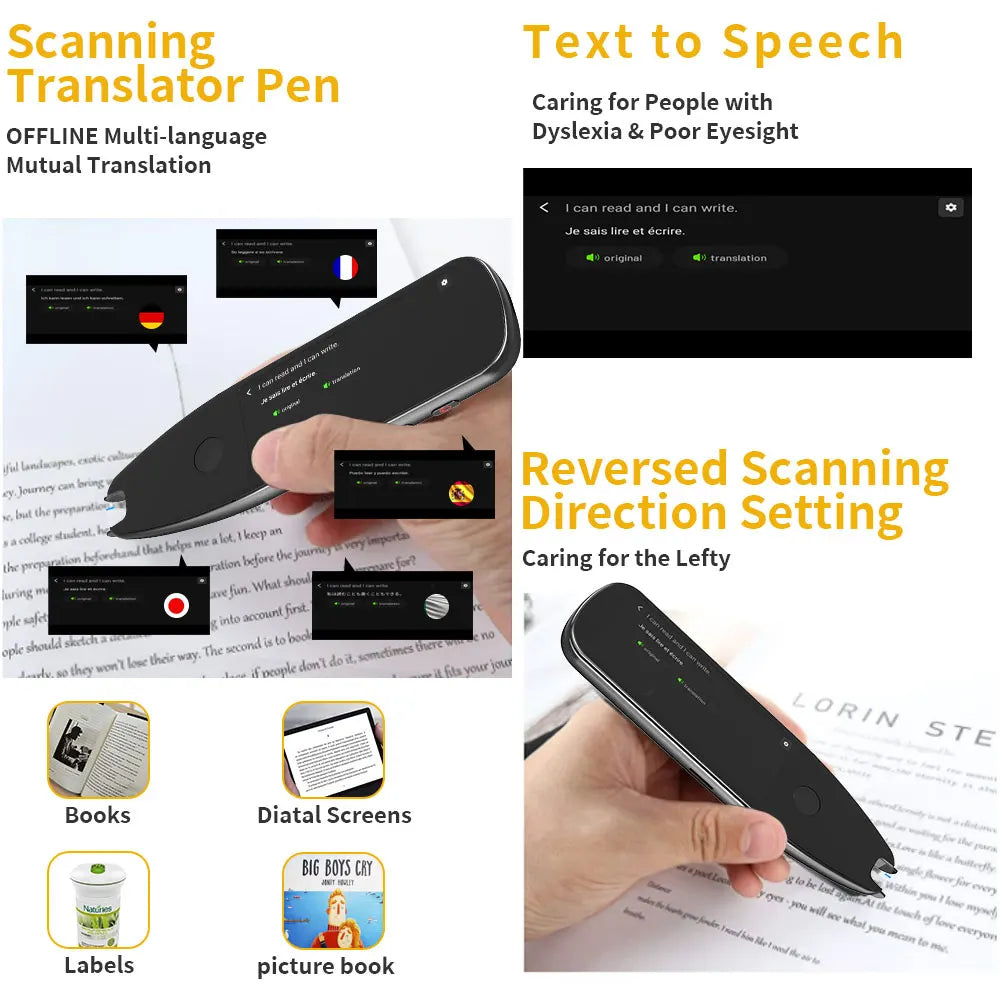 X5 Pro Smart Voice Scan Translator Pen by HitMyNeed