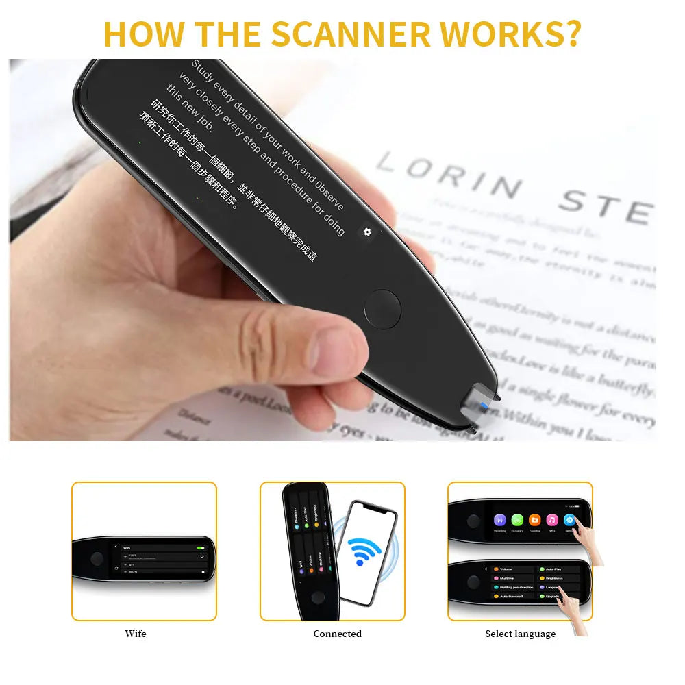 X5 Pro Smart Voice Scan Translator Pen by HitMyNeed