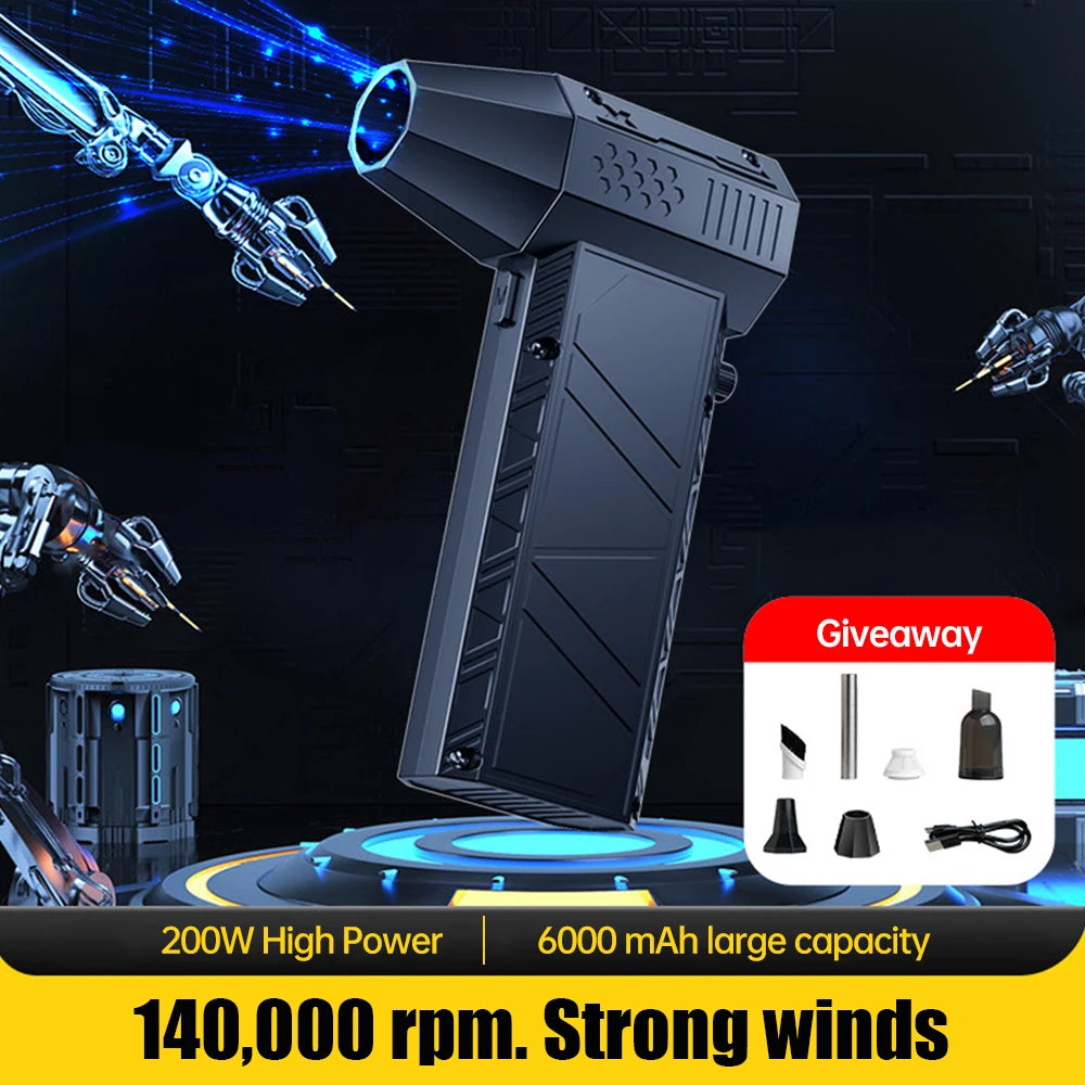 X6 140000RPM Air Blower & Vacuum Dust Cleaner by HitMyNeed