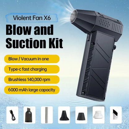 X6 140000RPM Air Blower & Vacuum Dust Cleaner by HitMyNeed