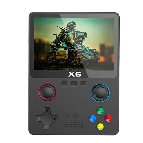 X6 3.5" IPS Handheld Game Console with Dual Joysticks black by HitMyNeed