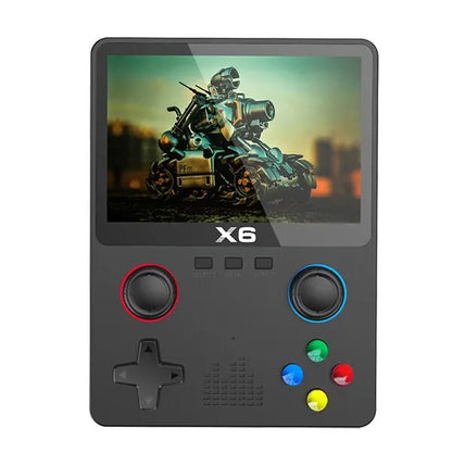X6 3.5" IPS Handheld Game Console with Dual Joysticks black by HitMyNeed