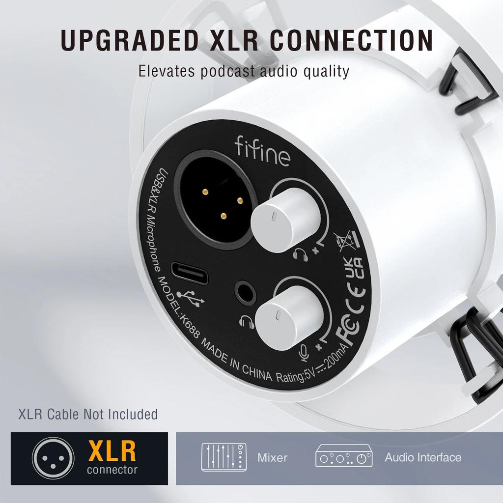 XLR & USB Dynamic Microphone with Monitoring by HitMyNeed