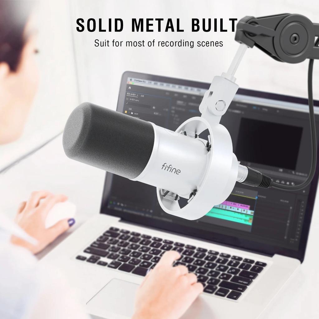 XLR & USB Dynamic Microphone with Monitoring by HitMyNeed