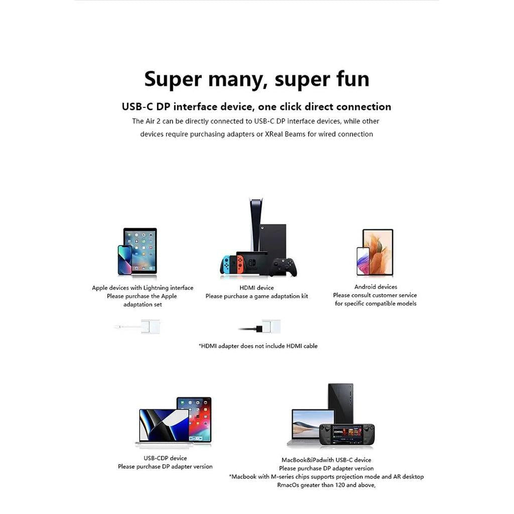 XREAL Air 2 Pro Smart AR Glasses 130" 1080p by HitMyNeed
