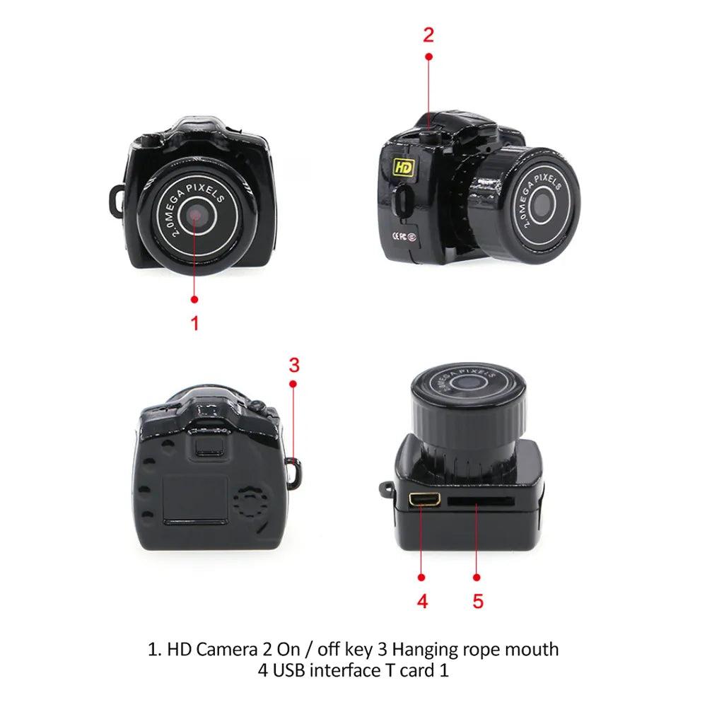 Y2000 Mini HD Camera 720p Micro DVR with Audio by HitMyNeed