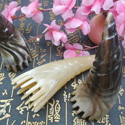 Yak Horn Guasha Head Massage Comb Anti-Static Tool by HitMyNeed