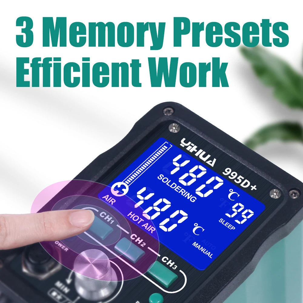 YIHUA 995D+ SMD Hot Air & Soldering Rework Station by HitMyNeed