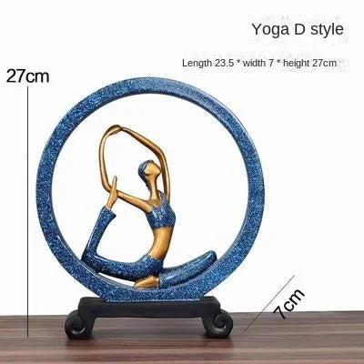 Yoga Girl Reading Figurine Home & Office Statue d by HitMyNeed
