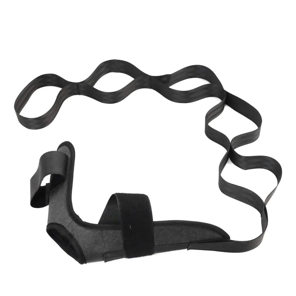Yoga Leg Stretching & Rehabilitation Band black by HitMyNeed