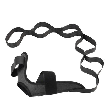 Yoga Leg Stretching & Rehabilitation Band black by HitMyNeed