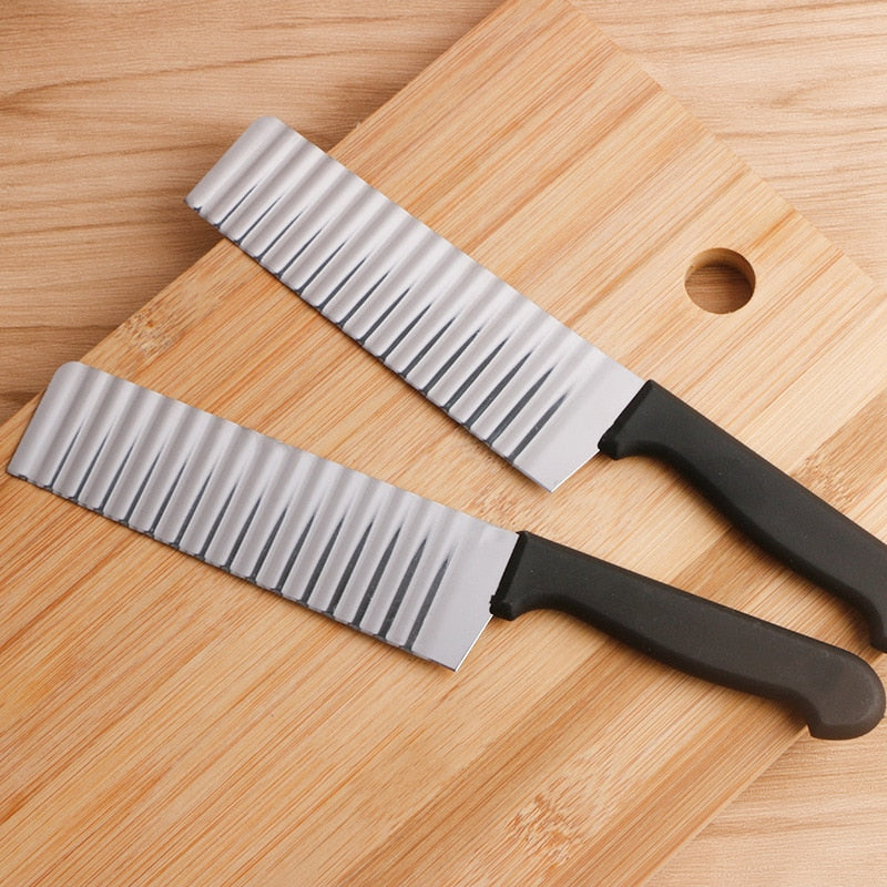 Zig Zag Knife Wavy Potato & Vegetable Slicer by HitMyNeed