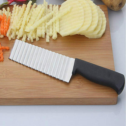Zig Zag Knife Wavy Potato & Vegetable Slicer by HitMyNeed