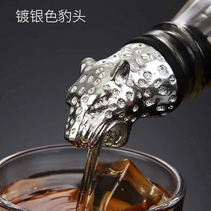 Zinc Alloy Animal Head Wine & Spirits Pourer 13 by HitMyNeed