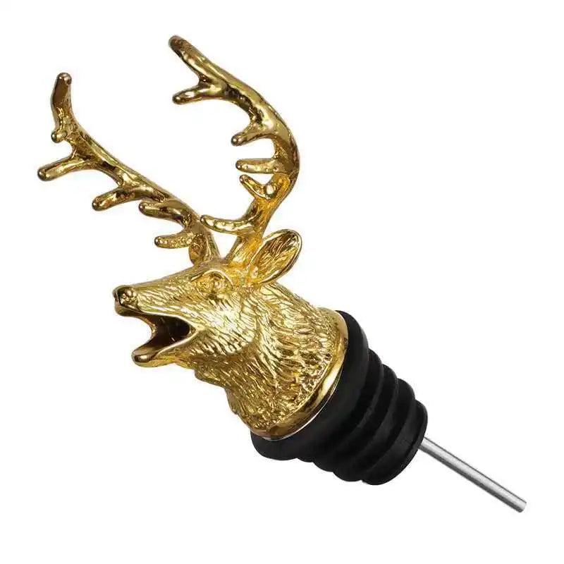 Zinc Alloy Animal Head Wine & Spirits Pourer 2 by HitMyNeed