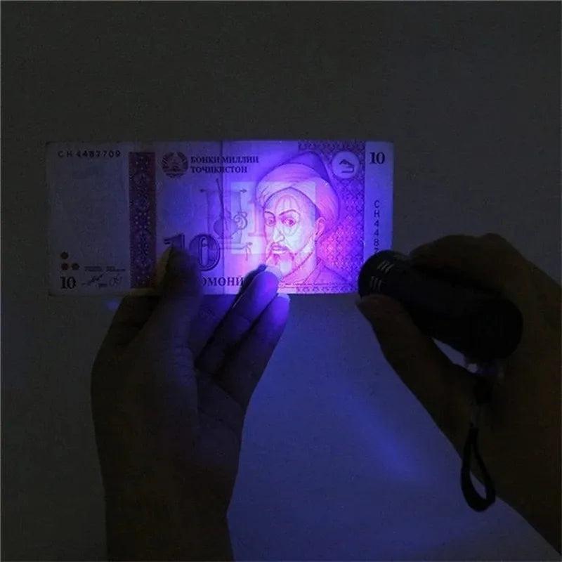 Zoomable 395nm UV Flashlight for Stain & ID Detection by HitMyNeed