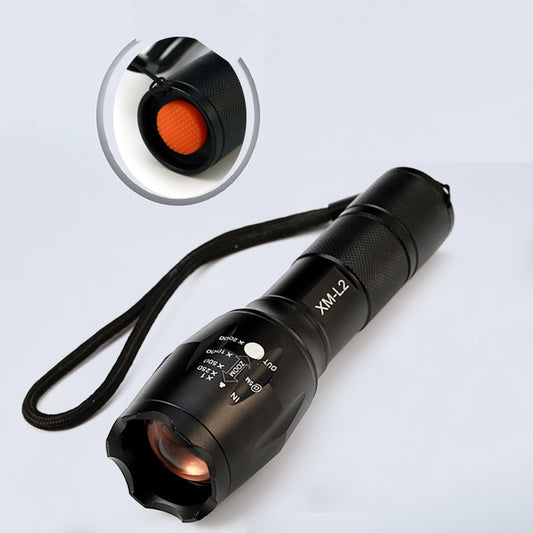 Zoomable Tactical LED Flashlight Torch by HitMyNeed