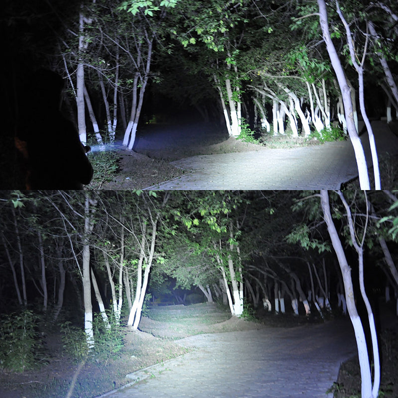 Zoomable Tactical LED Flashlight Torch by HitMyNeed