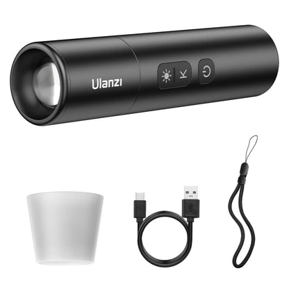 Zoomable Videography Flashlight with 1/4" Thread by HitMyNeed