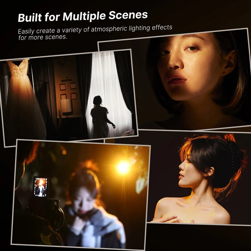 Zoomable Videography Flashlight with 1/4" Thread by HitMyNeed