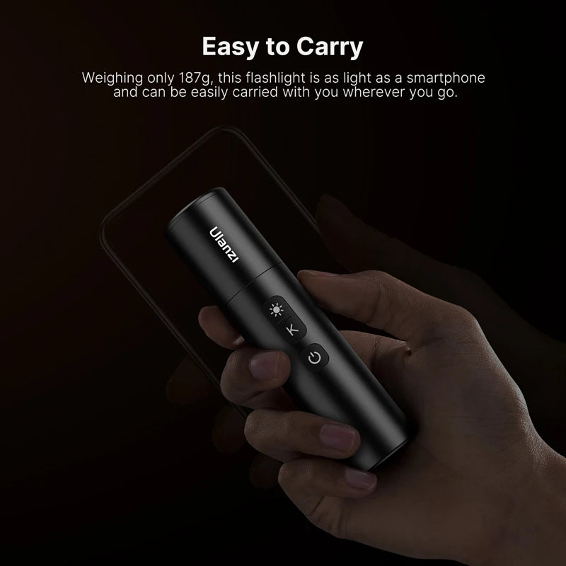 Zoomable Videography Flashlight with 1/4" Thread by HitMyNeed