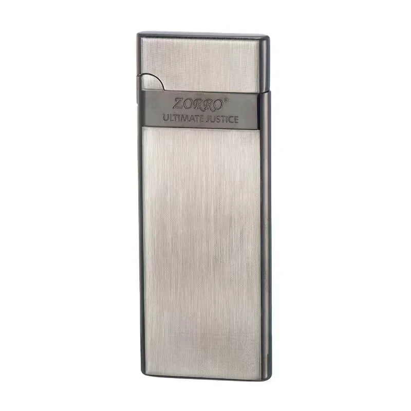 Zorro 636 Ultra Thin Metal Butane Grinding Wheel Lighter black by HitMyNeed