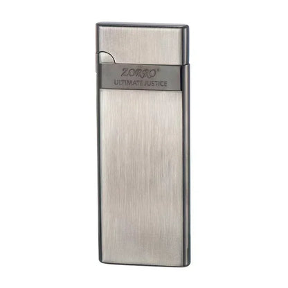 Zorro 636 Ultra Thin Metal Butane Grinding Wheel Lighter black by HitMyNeed