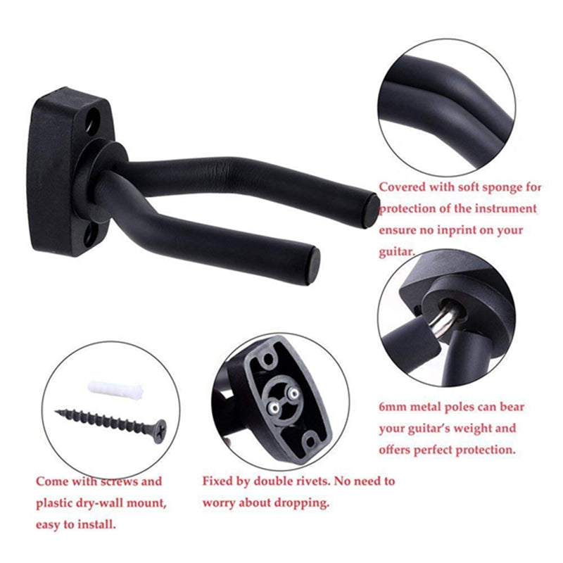 ZXH Wall Mount Guitar Hanger for Electric & Acoustic by HitMyNeed